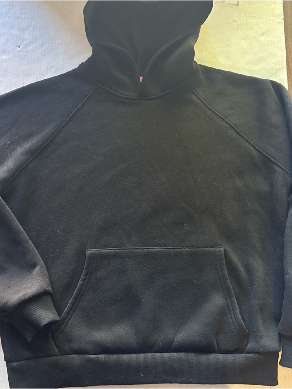 Edikted Black Hoodie Pullover Sweatshirt